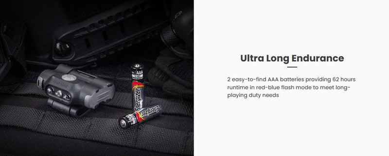 Lampe Multifonction Nextorch UL12- 17 Lumens - lumière de secours de sécurité et d'avertissement  NYCTALOPE  