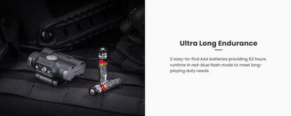 Lampe Multifonction Nextorch UL12- 17 Lumens - lumière de secours de sécurité et d'avertissement  NYCTALOPE  