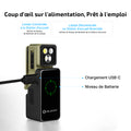Olight Oclip 2 Ultra Premium - Lampe clip EDC double axe, lumière rouge et UV