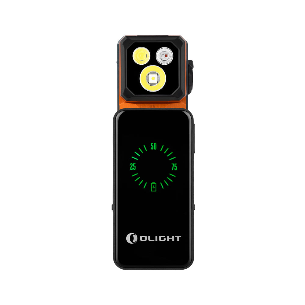 Olight Oclip 2 Ultra Premium - Lampe clip EDC double axe, lumière rouge et UV