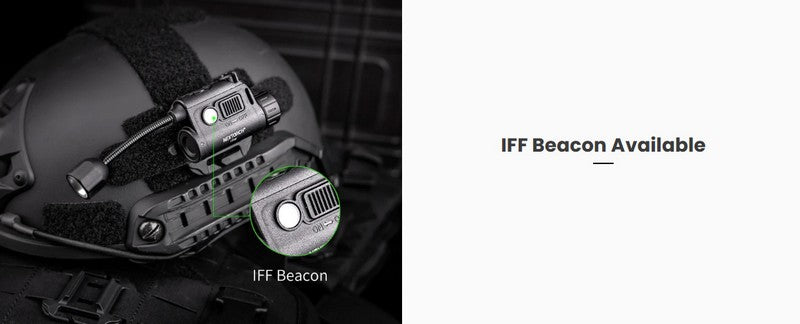 Lampe de casque tactique Nextorch rStar - 80 Lumens - sources de lumière multiples  NYCTALOPE  