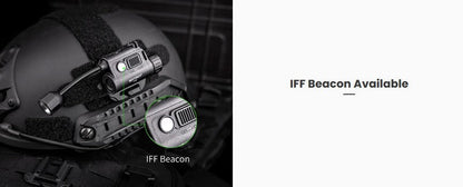 Lampe de casque tactique Nextorch rStar - 80 Lumens - sources de lumière multiples  NYCTALOPE  