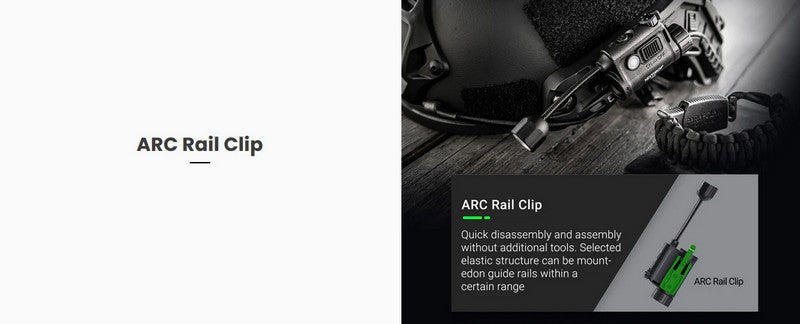 Lampe de casque tactique Nextorch rStar - 80 Lumens - sources de lumière multiples  NYCTALOPE  