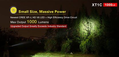 Lampe Torche Klarus XT1C – 700 Lumens  NYCTALOPE  