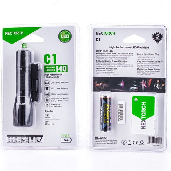 Lampe Torche de poche Nextorch C1 - 140 Lumens