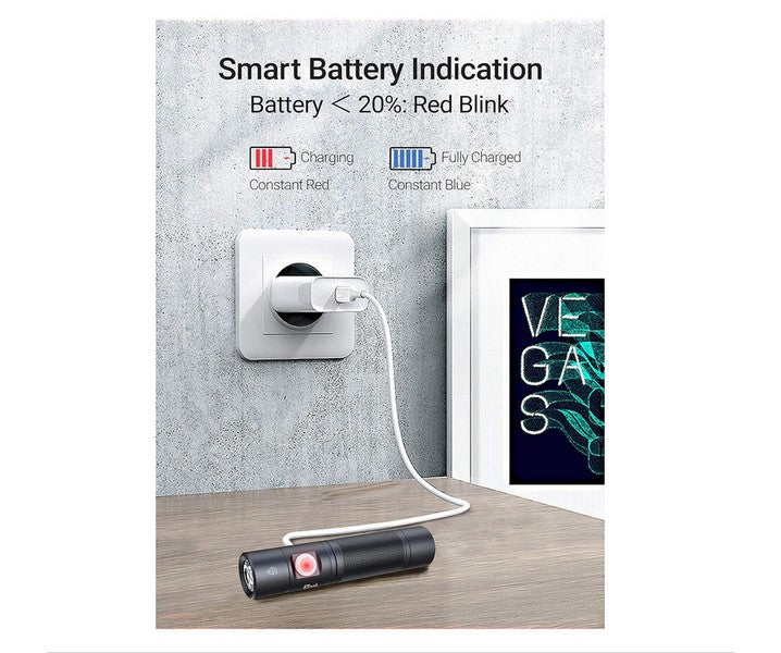 Lampe Torche Nextorch ED10 - 1400 Lumens rechargeable  NYCTALOPE  