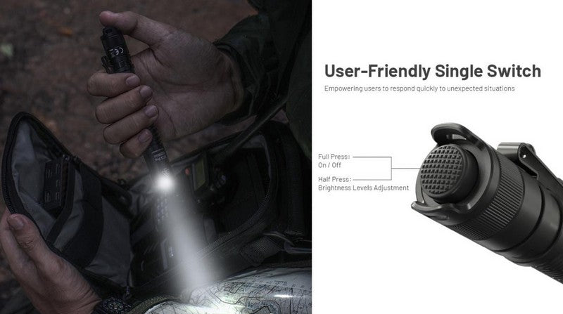 Lampe Torche Nitecore MT2A PRO - 1000 Lumens  NYCTALOPE  