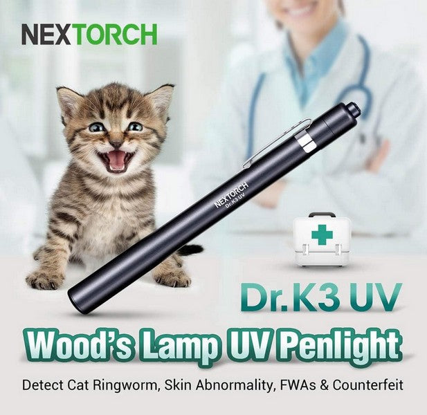 Lampe Nextorch DR K3UV 600mW - 10 Lumens Jaune  NYCTALOPE  