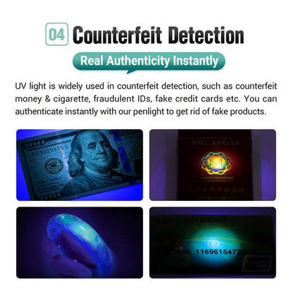 Lampe Nextorch DR K3UV 600mW - 10 Lumens Jaune  NYCTALOPE  