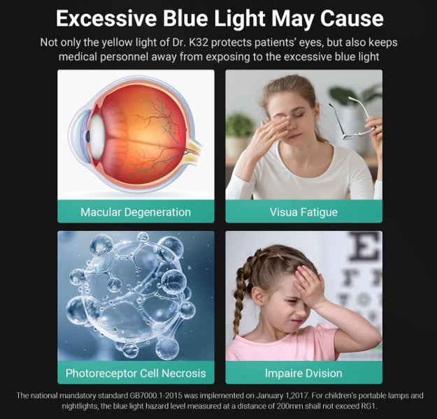 Lampe Nextorch DR K32 80 Lumens blanc / Jaune - Lampe médicale rechargeable - NYCTALOPE