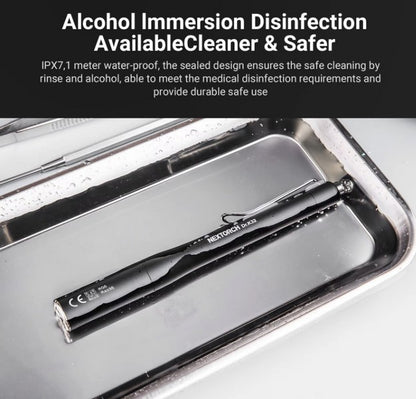 Lampe Nextorch DR K32 80 Lumens blanc / Jaune - Lampe médicale rechargeable - NYCTALOPE