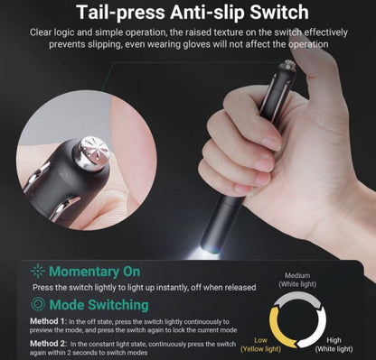 Lampe Nextorch DR K32 80 Lumens blanc / Jaune - Lampe médicale rechargeable - NYCTALOPE