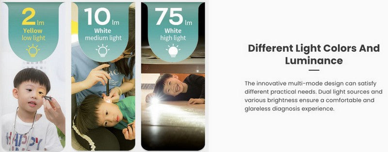 Lampe Nextorch DR K3L - 75 Lumens blanc / Jaune - Lampe médicale  NYCTALOPE  