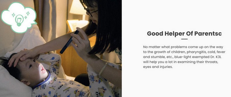 Lampe Nextorch DR K3L - 75 Lumens blanc / Jaune - Lampe médicale  NYCTALOPE  