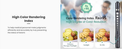 Lampe Nextorch DR K3L - 75 Lumens blanc / Jaune - Lampe médicale  NYCTALOPE  