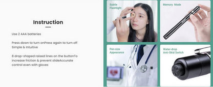 Lampe Nextorch DR K3L - 75 Lumens blanc / Jaune - Lampe médicale  NYCTALOPE  