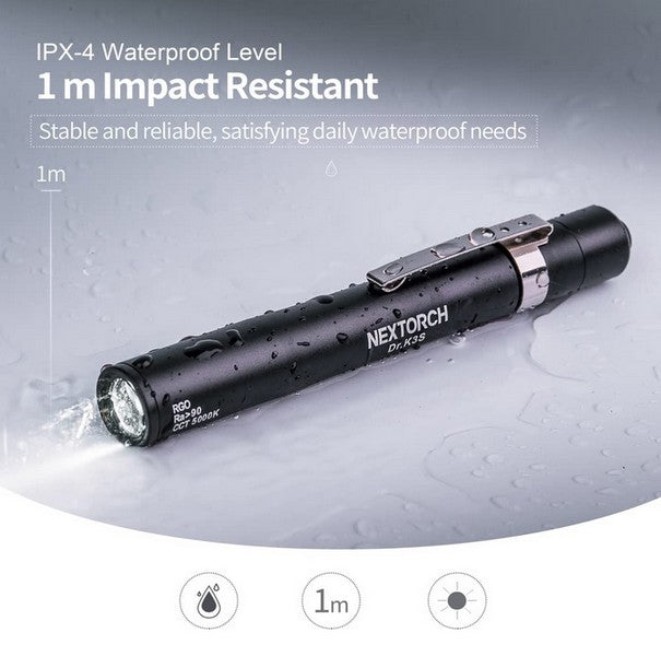 Lampe Nextorch DR K3S - 75 Lumens blanc / Jaune - Lampe médicale  NYCTALOPE  