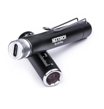 Lampe Nextorch DR K3 PRO - 80 Lumens blanc / Jaune - Lampe médicale rechargeable  NYCTALOPE  