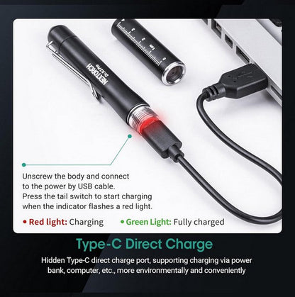 Lampe Nextorch DR K3 PRO - 80 Lumens blanc / Jaune - Lampe médicale rechargeable  NYCTALOPE  