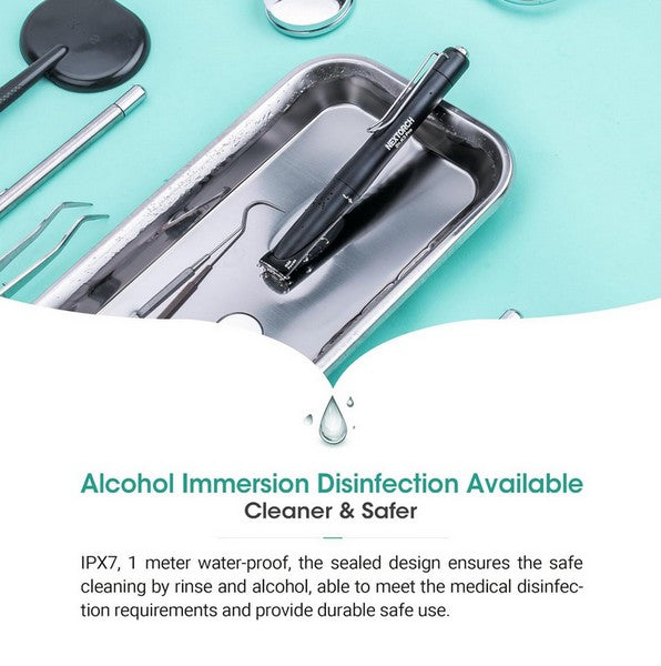 Lampe Nextorch DR K3 PRO - 80 Lumens blanc / Jaune - Lampe médicale rechargeable  NYCTALOPE  