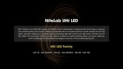 Lampe Torche Nitecore EDC31 - 3500 Lumens rechargeable - NYCTALOPE