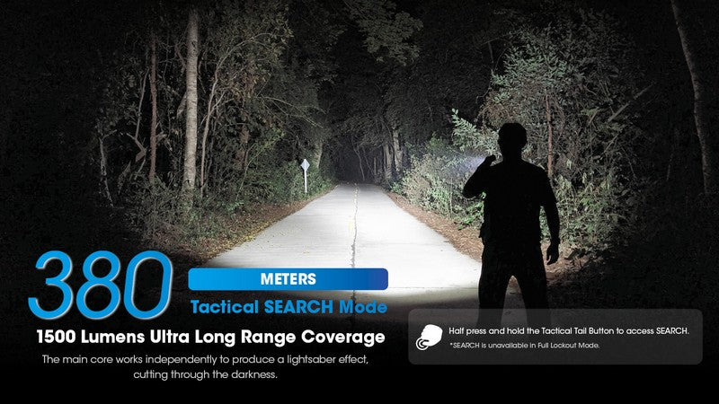 Lampe Torche Nitecore EDC31 - 3500 Lumens rechargeable - NYCTALOPE