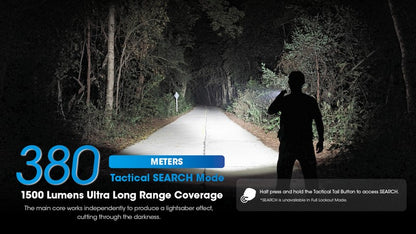 Lampe Torche Nitecore EDC31 - 3500 Lumens rechargeable - NYCTALOPE