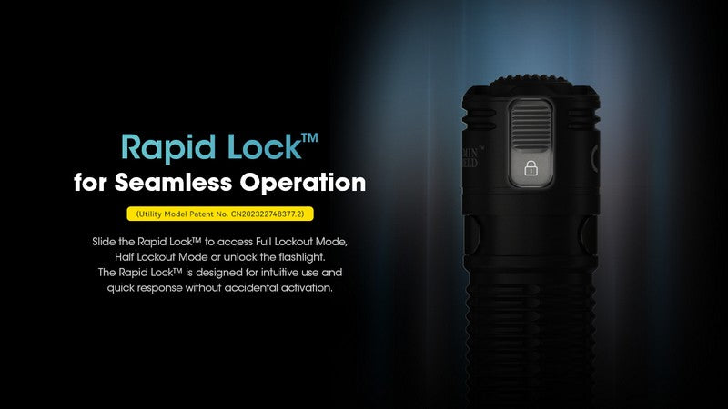 Lampe Torche Nitecore EDC31 - 3500 Lumens rechargeable - NYCTALOPE