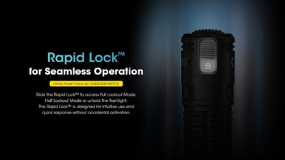 Lampe Torche Nitecore EDC31 - 3500 Lumens rechargeable - NYCTALOPE