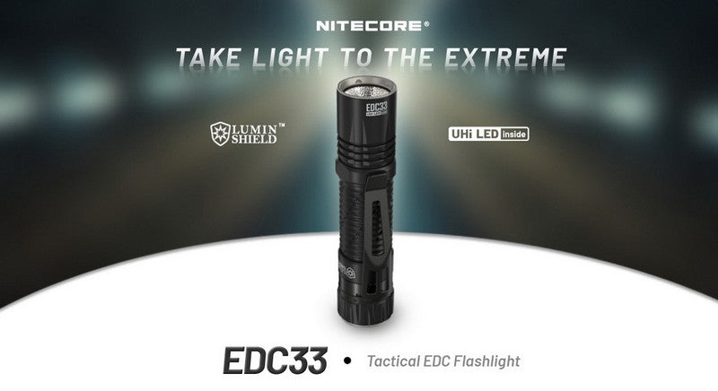Lampe Torche Nitecore EDC33 – 4000 Lumens - Rechargeable  NYCTALOPE  