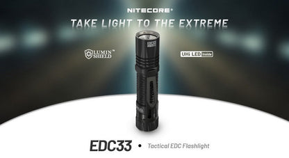 Lampe Torche Nitecore EDC33 – 4000 Lumens - Rechargeable  NYCTALOPE  