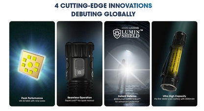 Lampe Torche Nitecore EDC33 – 4000 Lumens - Rechargeable  NYCTALOPE  