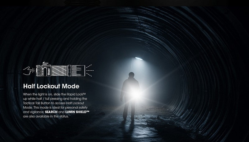 Lampe Torche Nitecore EDC33 – 4000 Lumens - Rechargeable  NYCTALOPE  