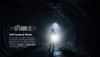 Lampe Torche Nitecore EDC33 – 4000 Lumens - Rechargeable  NYCTALOPE  