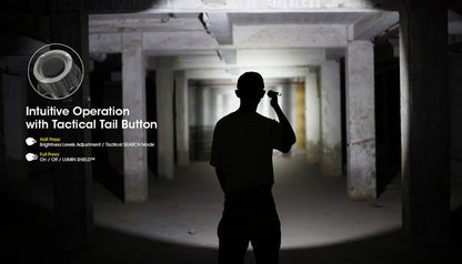 Lampe Torche Nitecore EDC33 – 4000 Lumens - Rechargeable  NYCTALOPE  