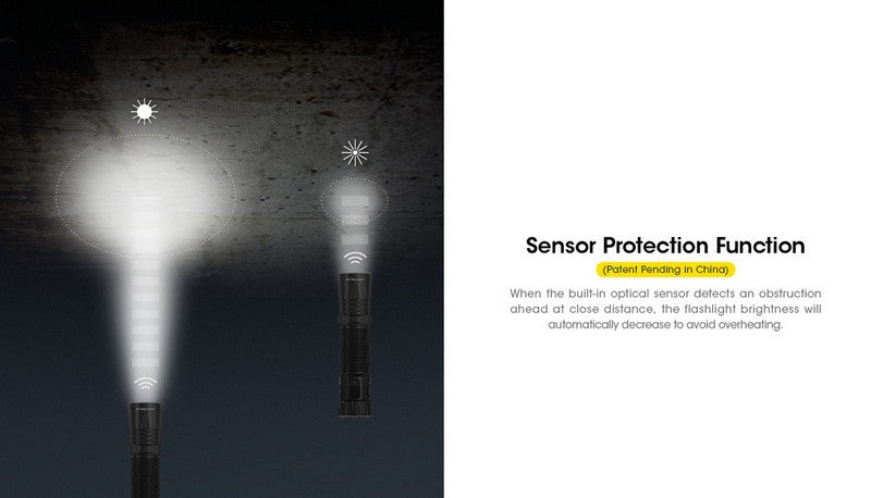 Lampe Torche Nitecore EDC33 – 4000 Lumens - Rechargeable  NYCTALOPE  