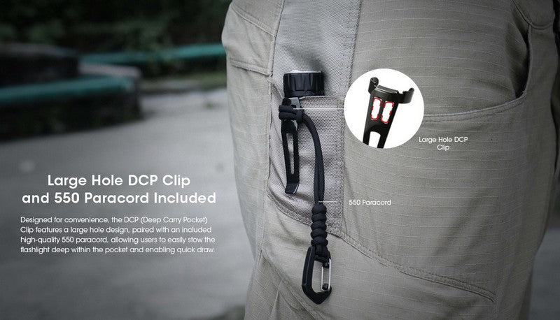 Lampe Torche Nitecore EDC33 – 4000 Lumens - Rechargeable  NYCTALOPE  