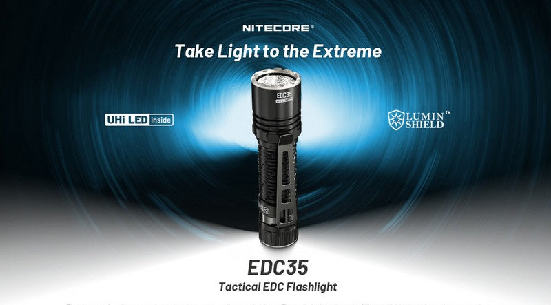 Lampe Torche Nitecore EDC35 - 5000 Lumens rechargeable