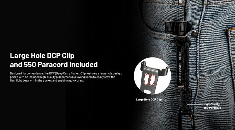 Lampe Torche Nitecore EDC35 - 5000 Lumens rechargeable  NYCTALOPE  