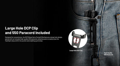 Lampe Torche Nitecore EDC35 - 5000 Lumens rechargeable  NYCTALOPE  