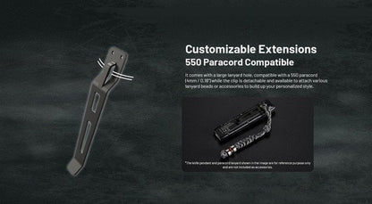 Lampe Torche Nitecore EDC25 - 3000 Lumens rechargeable  NYCTALOPE  