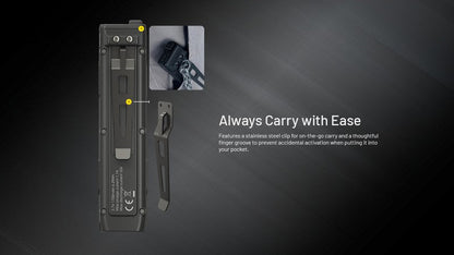 Lampe Torche Nitecore EDC27 UHi - 3100 Lumens rechargeable  NYCTALOPE  