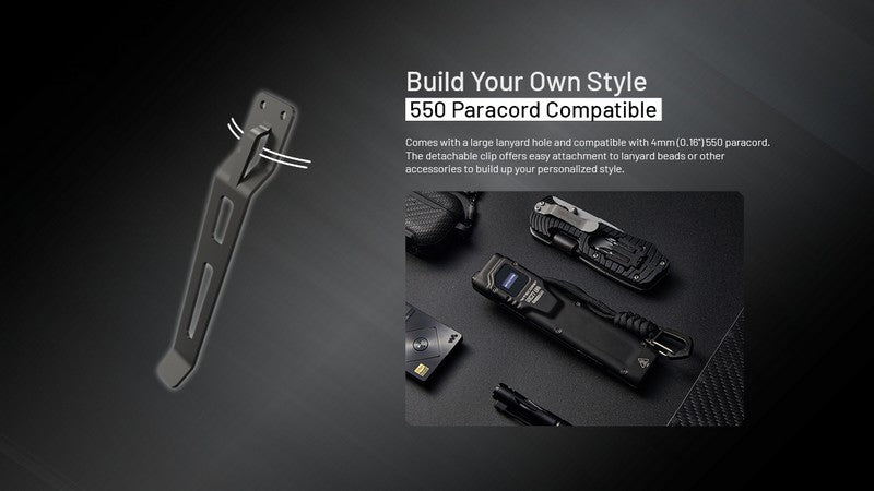 Lampe Torche Nitecore EDC27 UHi - 3100 Lumens rechargeable  NYCTALOPE  