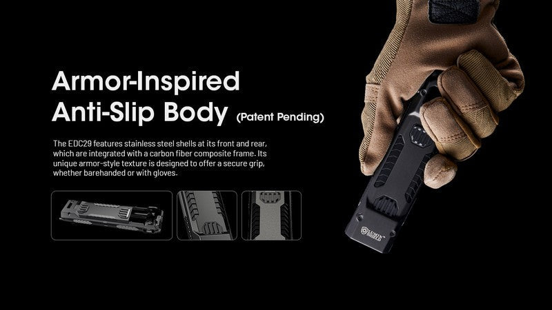 Lampe Torche Nitecore EDC29 – 6500 Lumens rechargeable  NYCTALOPE  