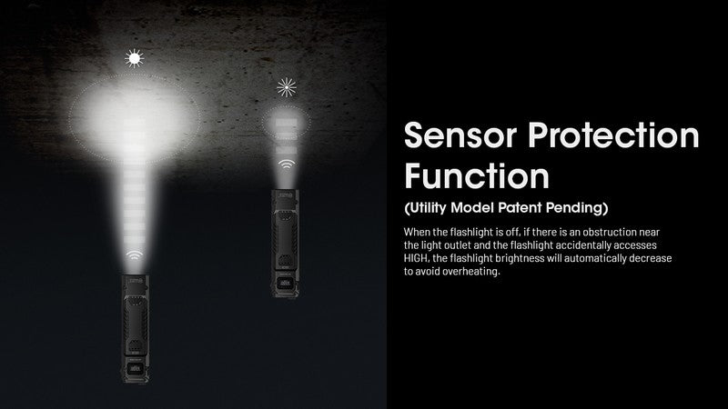 Lampe Torche Nitecore EDC29 – 6500 Lumens rechargeable  NYCTALOPE  