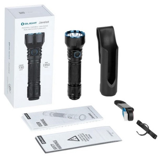 Lampe Torche Olight Javelot - 1350 Lumens rechargeable longue portée Olight