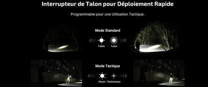 Lampe Torche Olight Javelot - 1350 Lumens rechargeable longue portée Olight