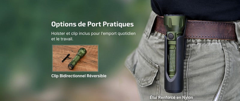 Lampe Torche Olight Javelot - 1350 Lumens rechargeable longue portée Olight