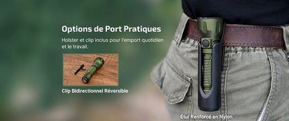 Lampe Torche Olight Javelot - 1350 Lumens rechargeable longue portée Olight