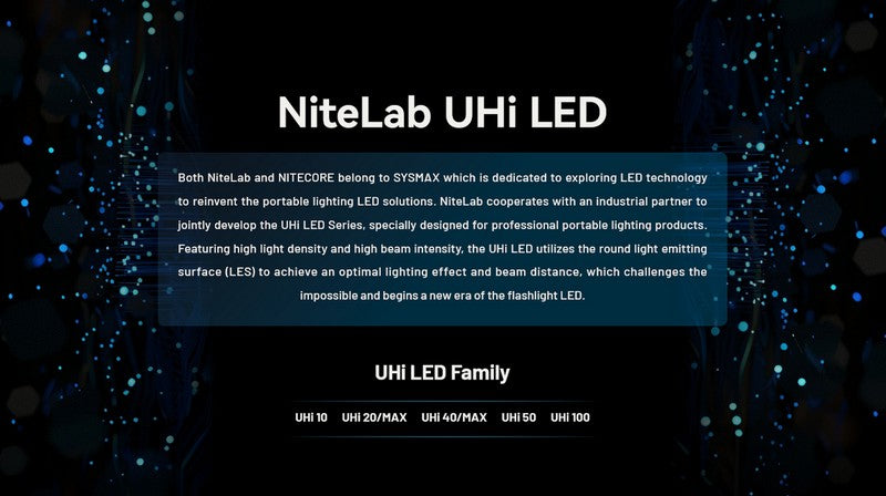 Lampe Torche Nitecore MH40 PRO - 3500 Lumens - Interrupteur sans fil  NYCTALOPE  